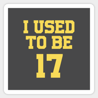 Seventeen, mustard Sticker